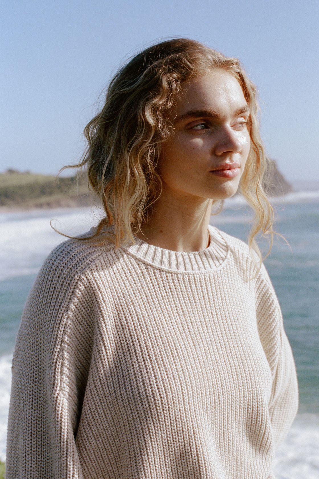 Solene Sweater | Cream & Sand