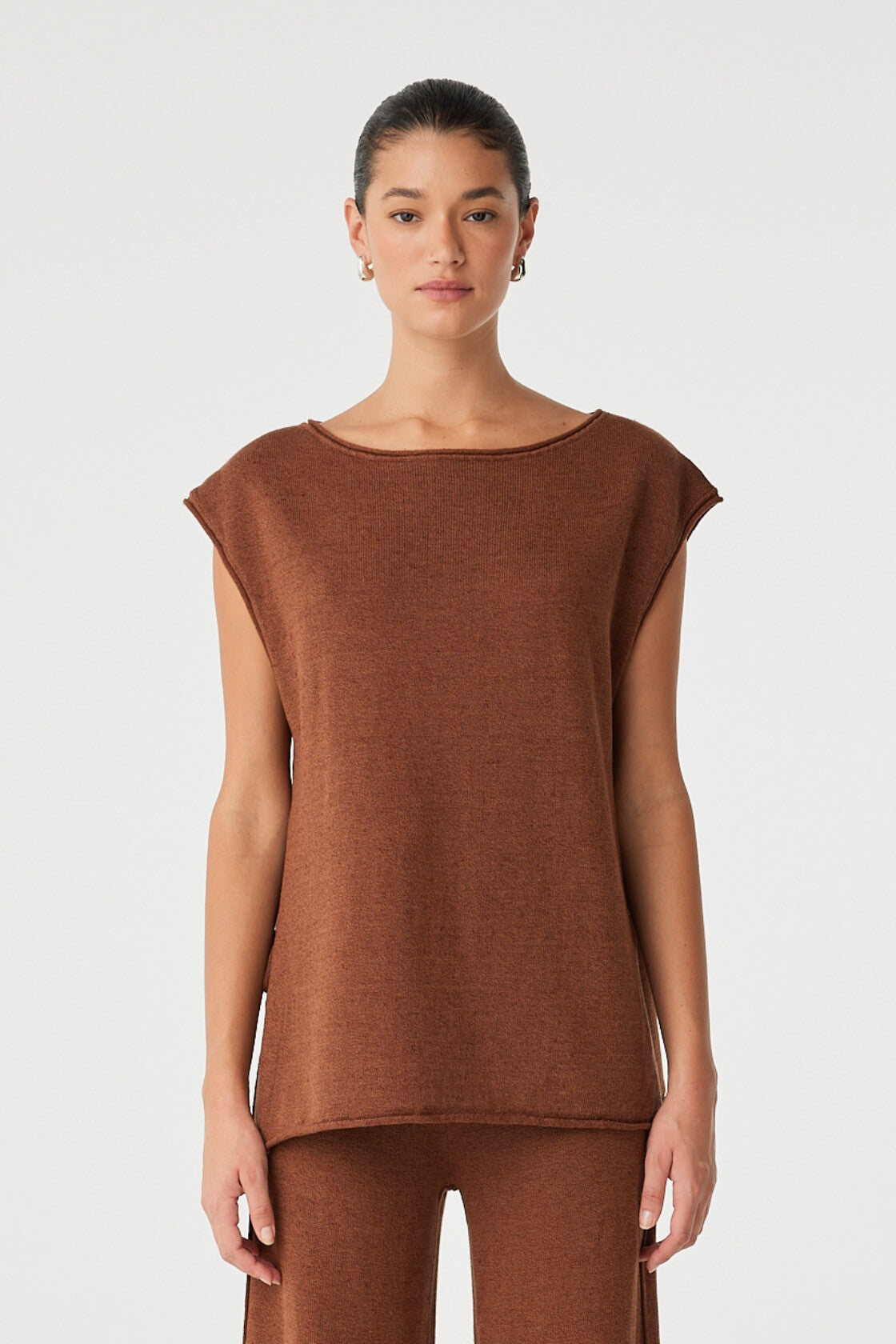 Poppy Tie Side Top | Clay