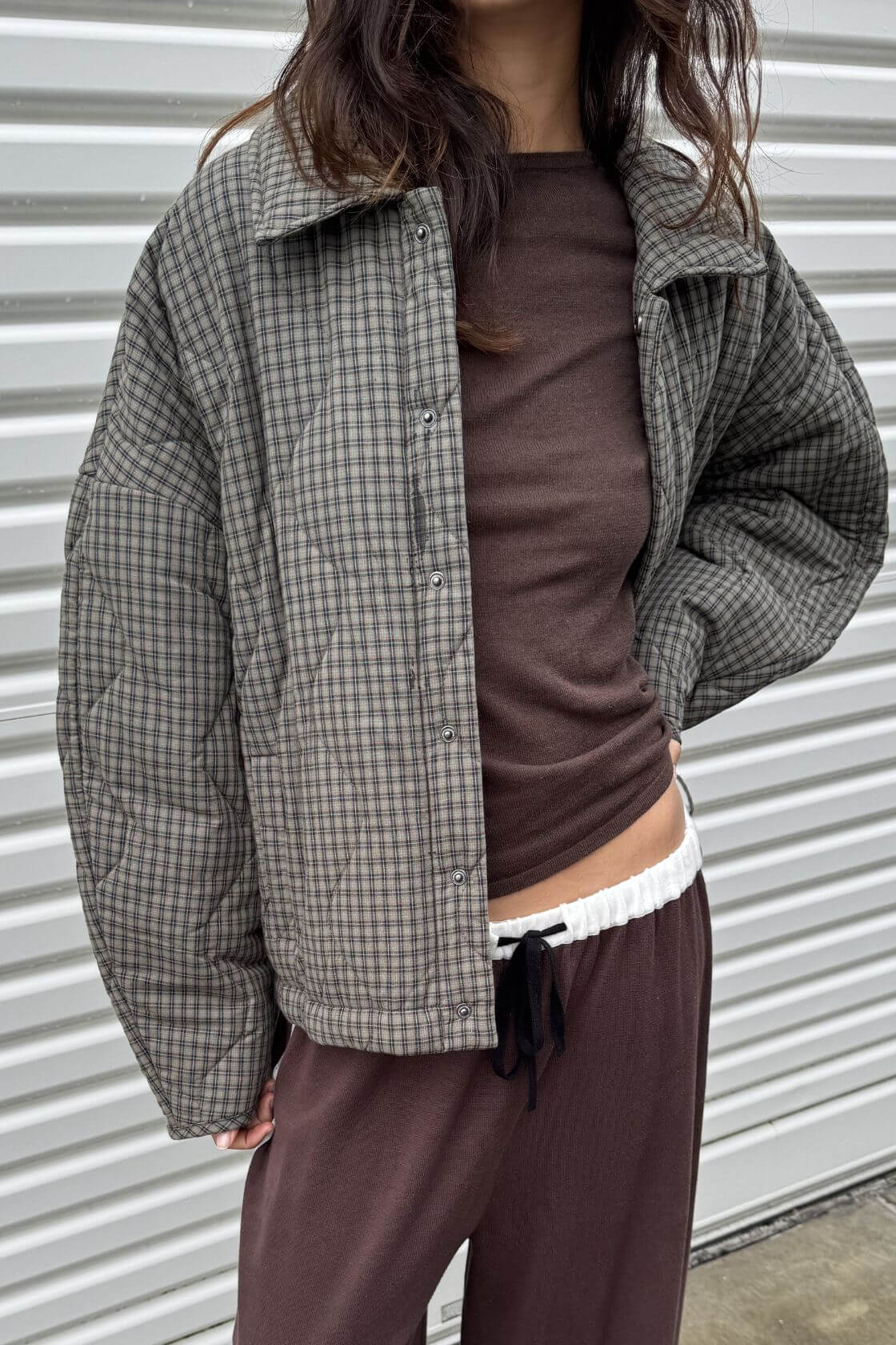 Matteo Jacket | Olive & Teal Check