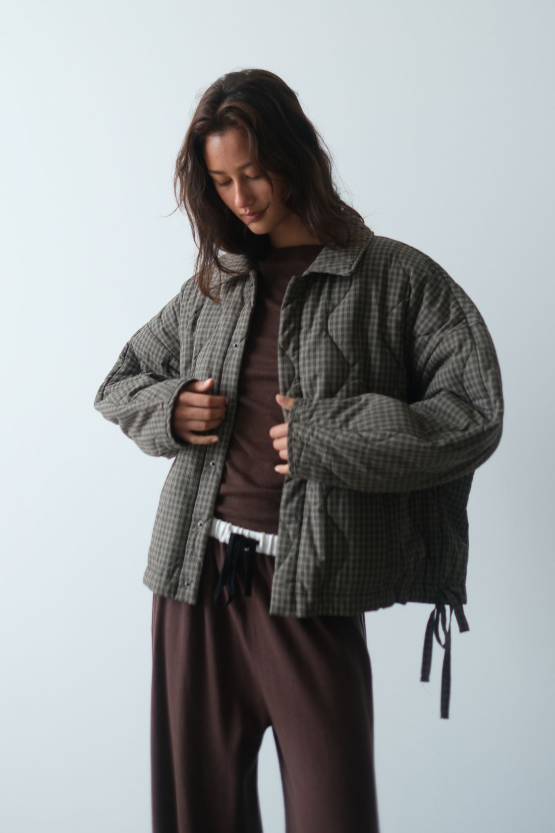 Matteo Jacket | Olive & Teal Check