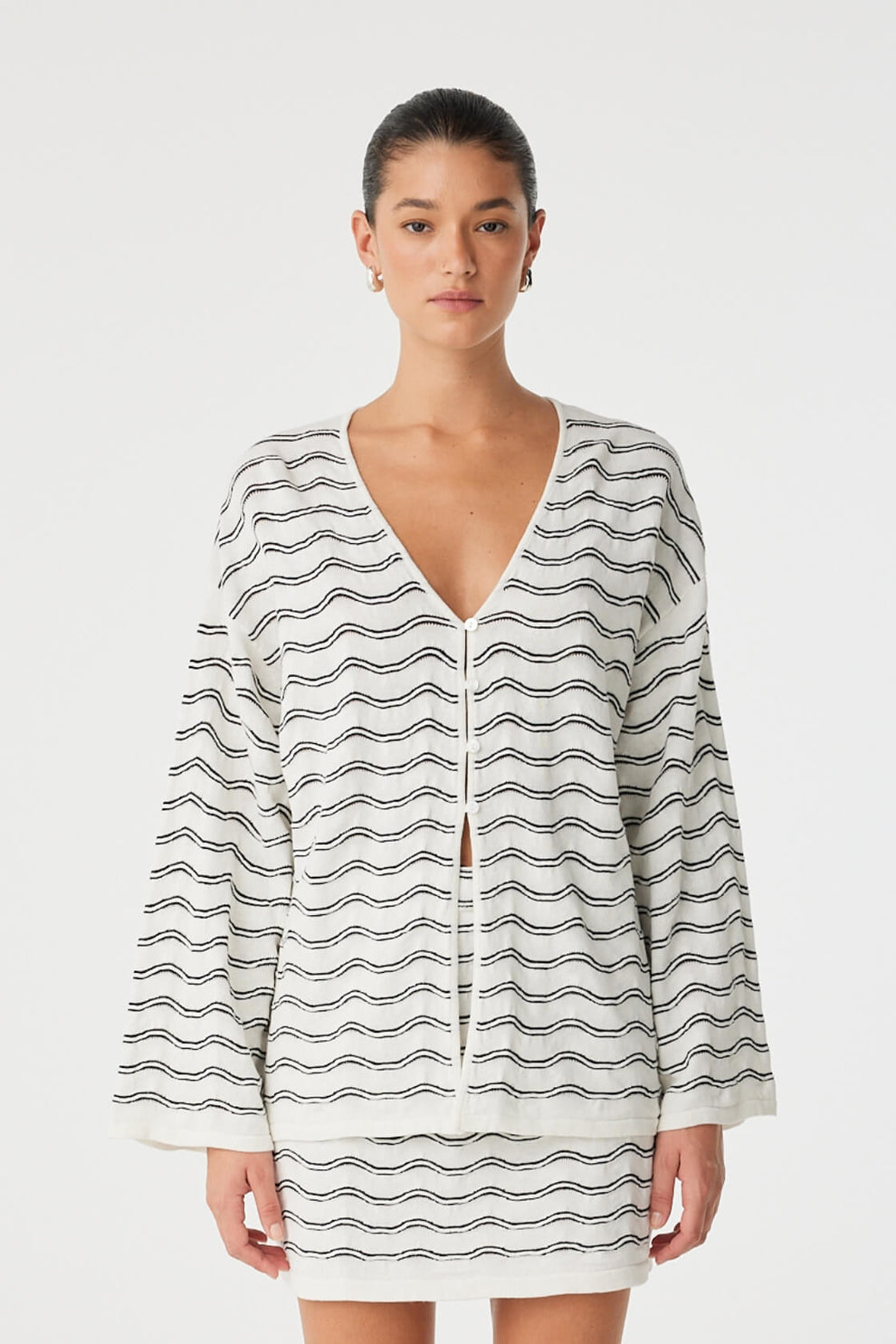 Onda Long Sleeve | Cream Wave