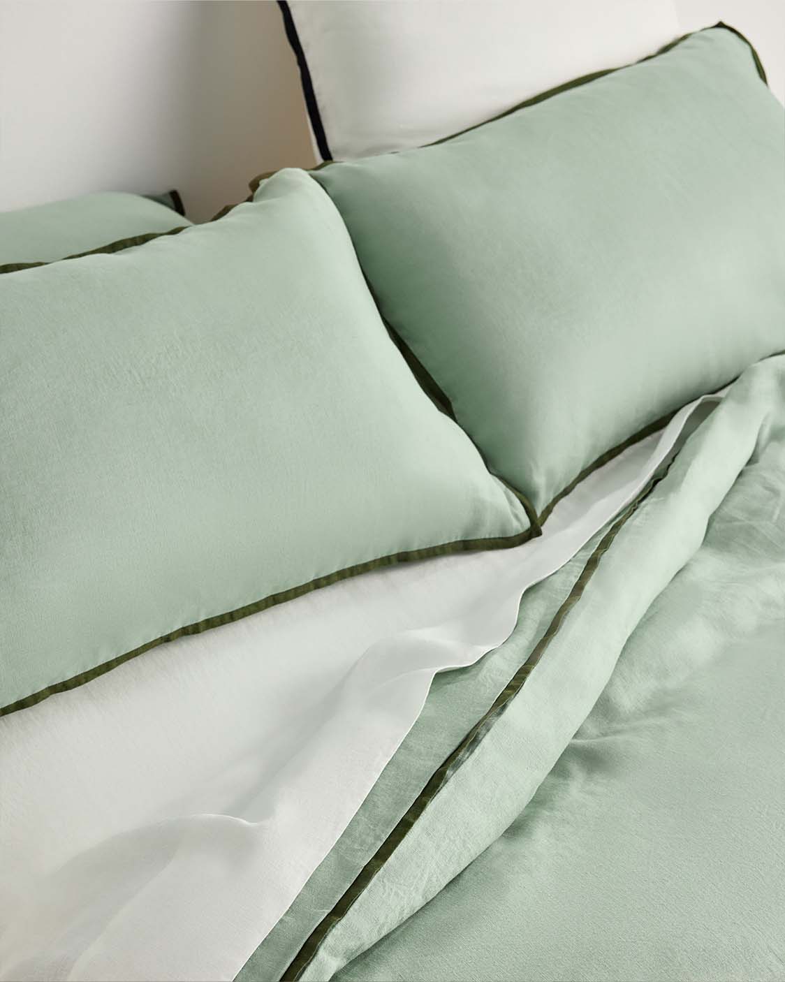 Linen Pillowcase Pair | Spearmint