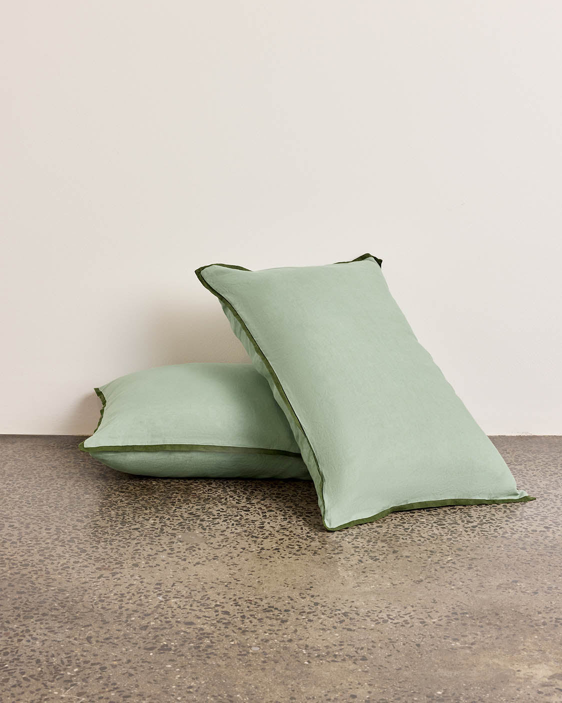 Linen Pillowcase Pair | Spearmint