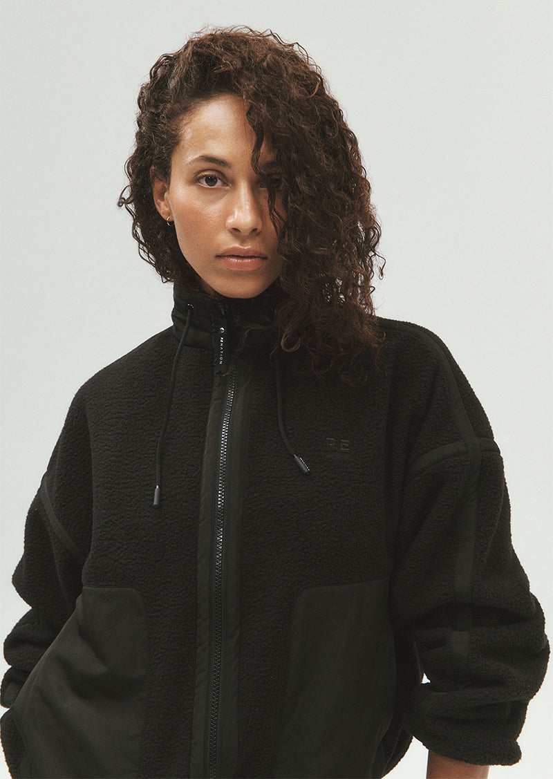 Lennon Sherpa Jacket | Black