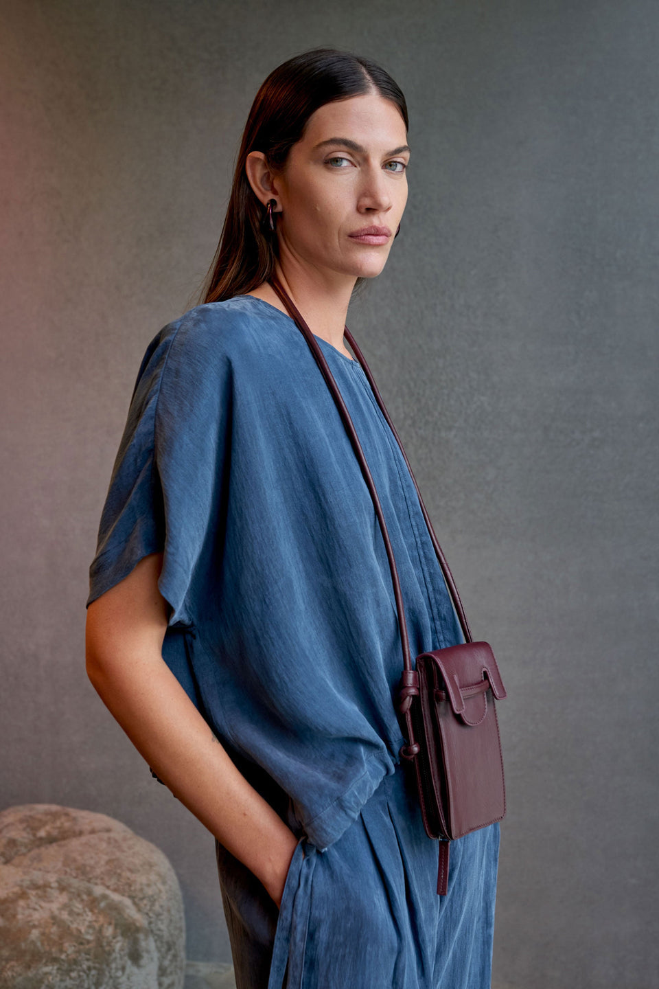 Delme Top | Blue Steel