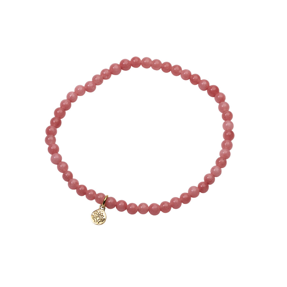 Love Healing Gem Bracelet | Pink Jade