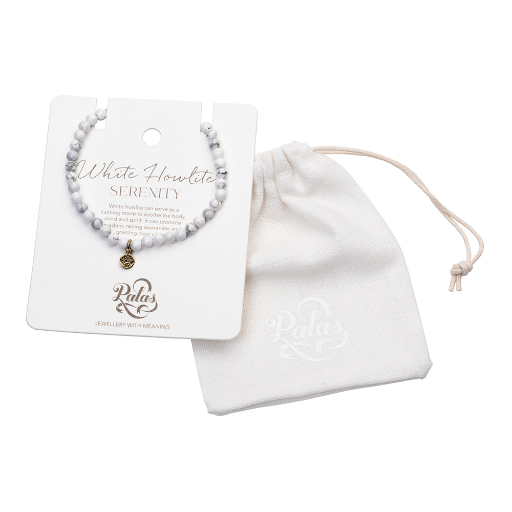Healing Gem Bracelet | White Howlite