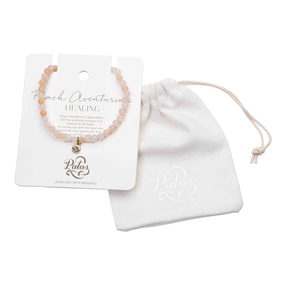 Healing Gem Bracelet | Peach Aventurine