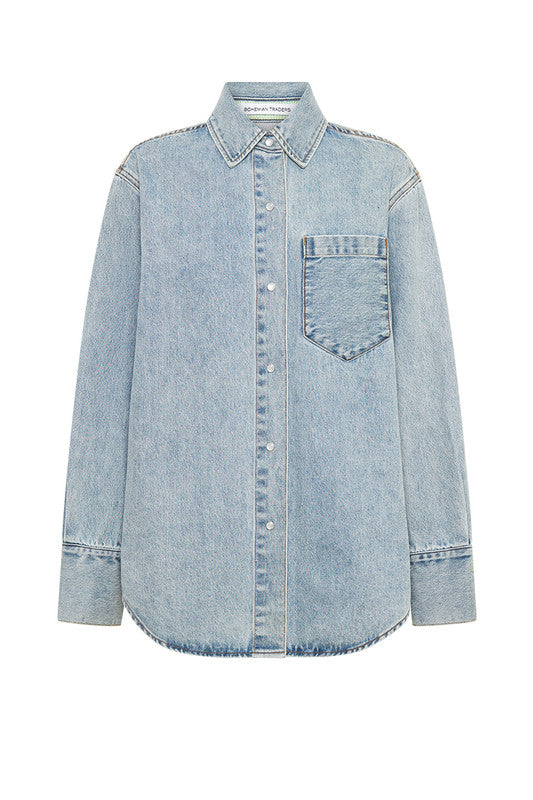 Classic Easy Fit Shirt | Ice Blue