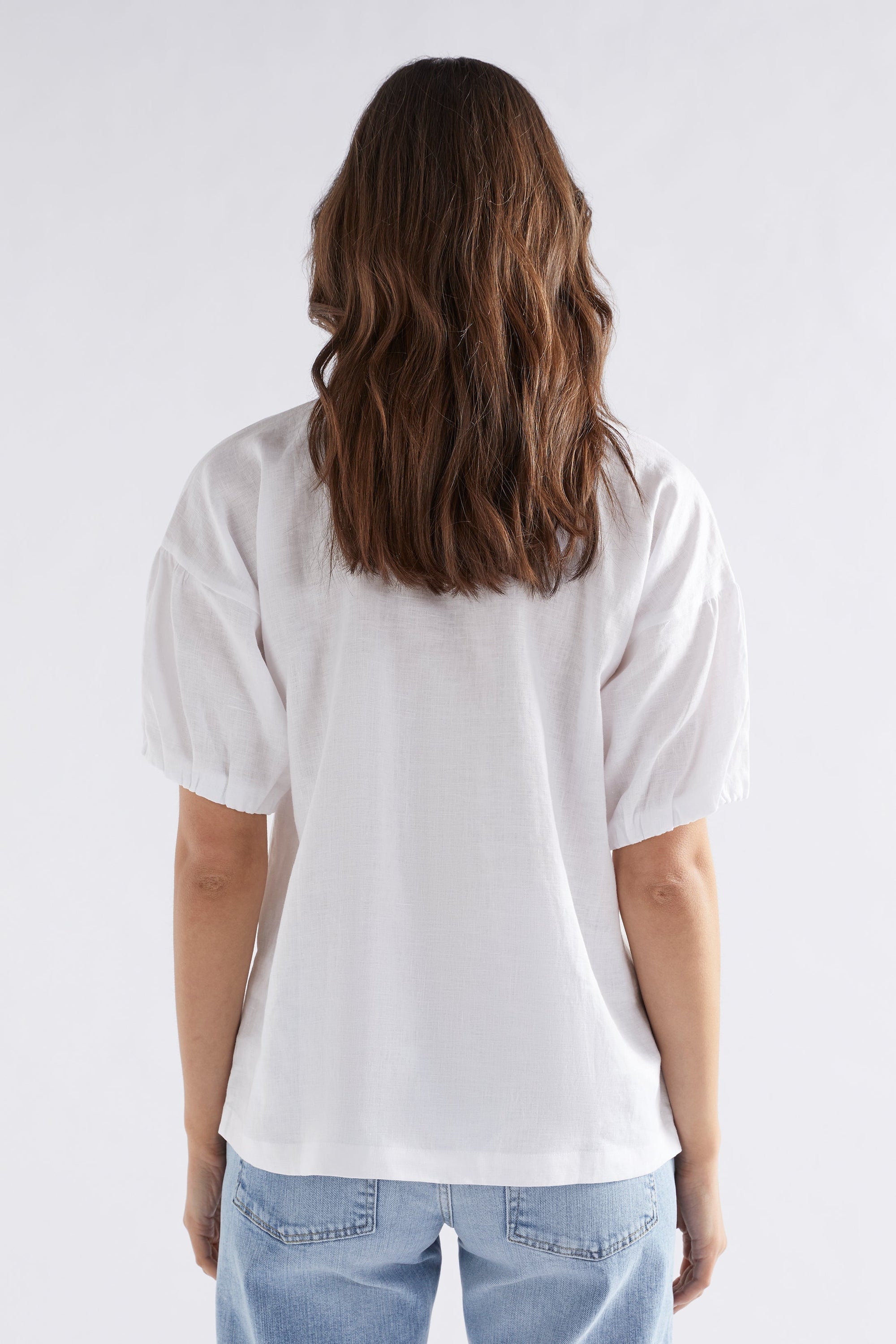 Strom Linen Shirt | White