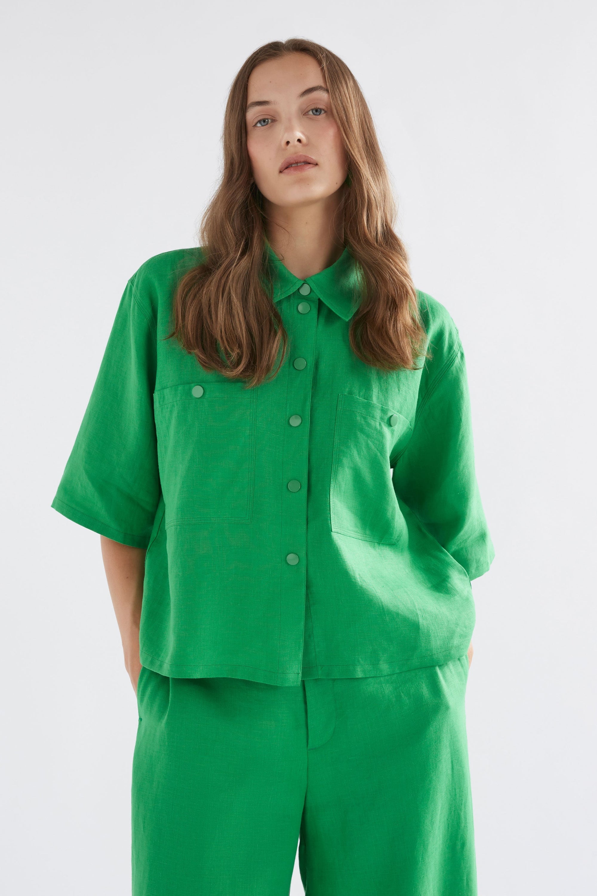 Nayte Shirt | Vine Green