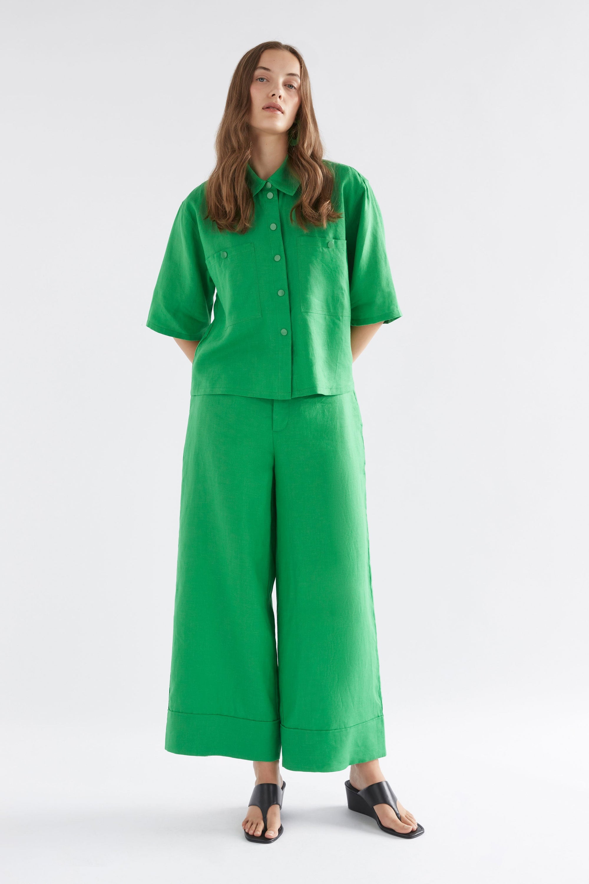 Nayte Shirt | Vine Green