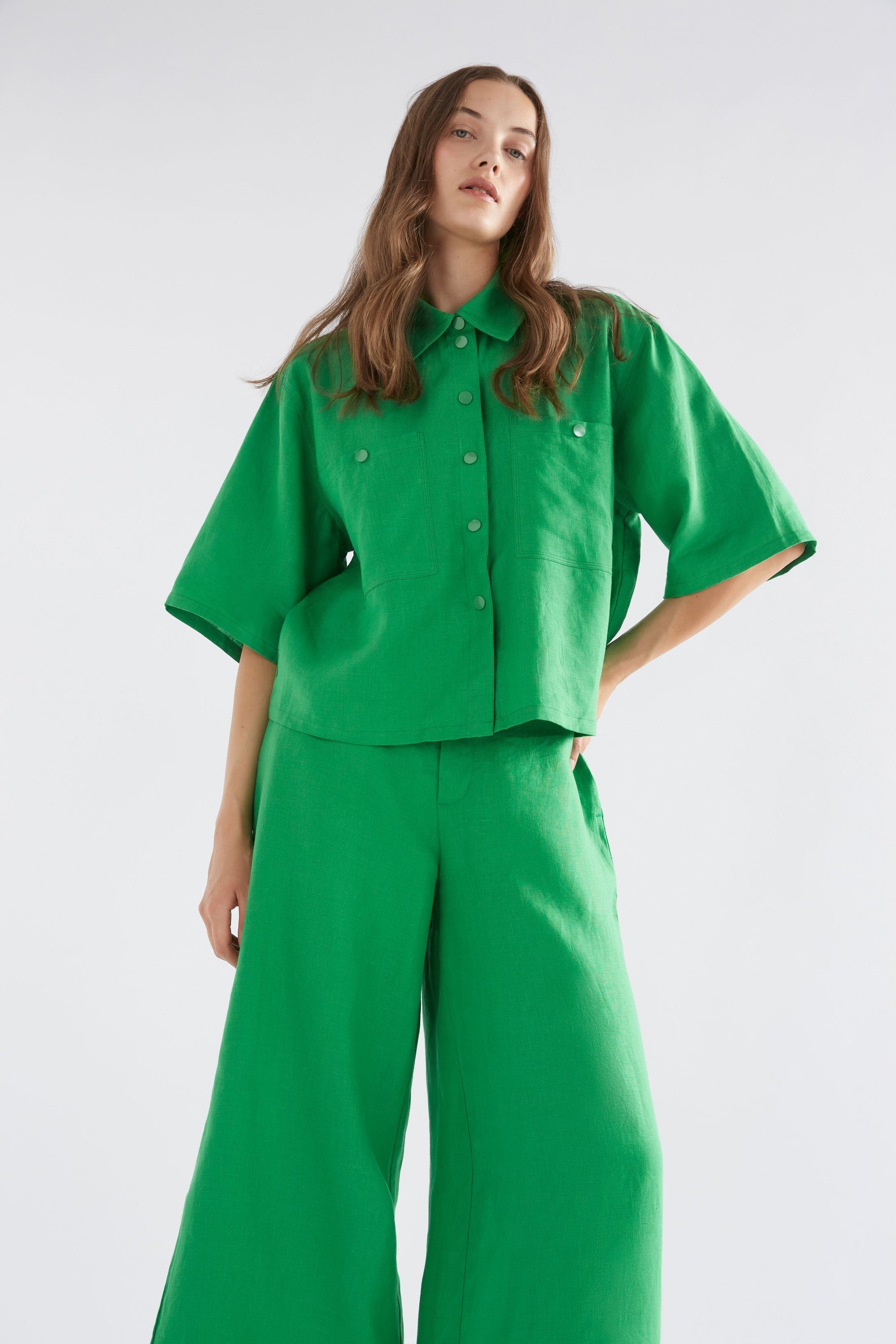 Nayte Shirt | Vine Green