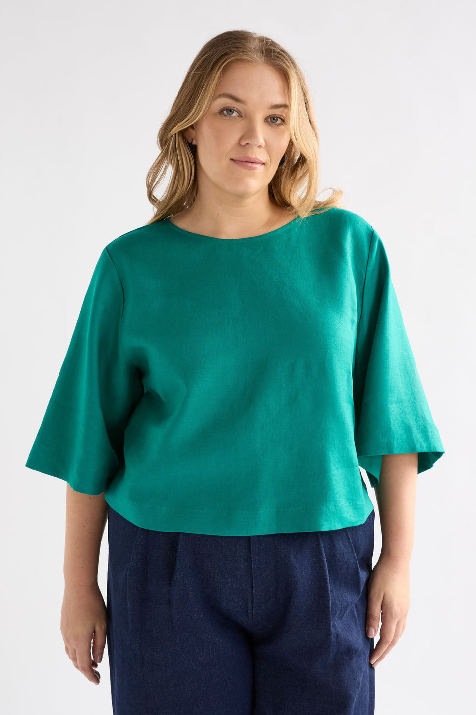 Llinen Top | Teal