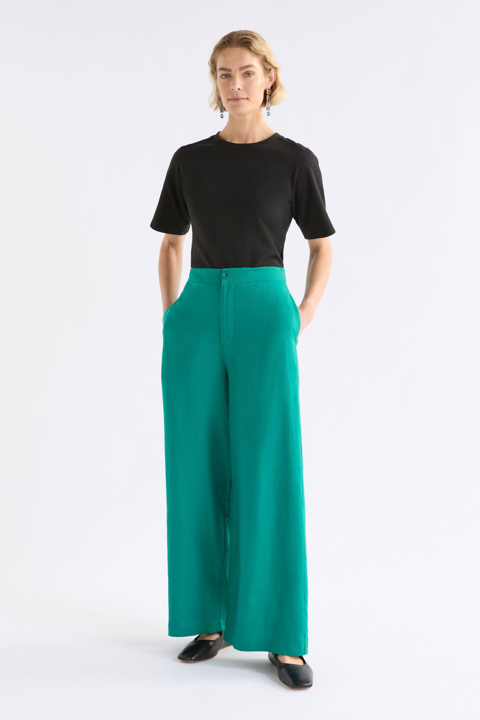 Anneli Long Pant | Teal