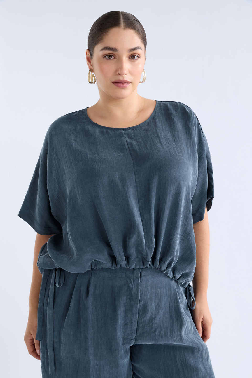 Delme Top | Blue Steel