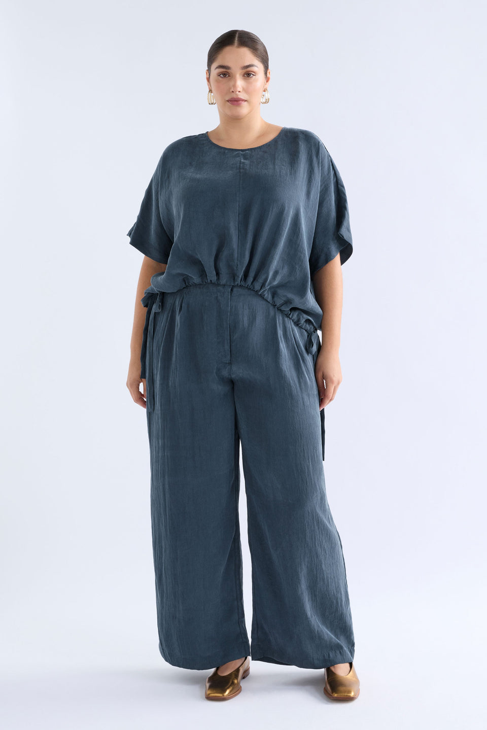 Delme Top | Blue Steel