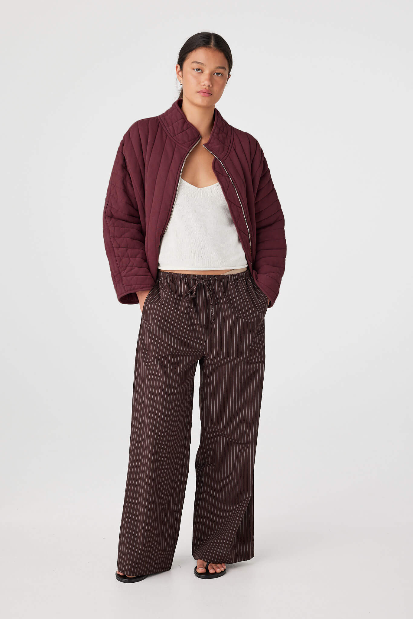 Tessa Jacket | Merlot