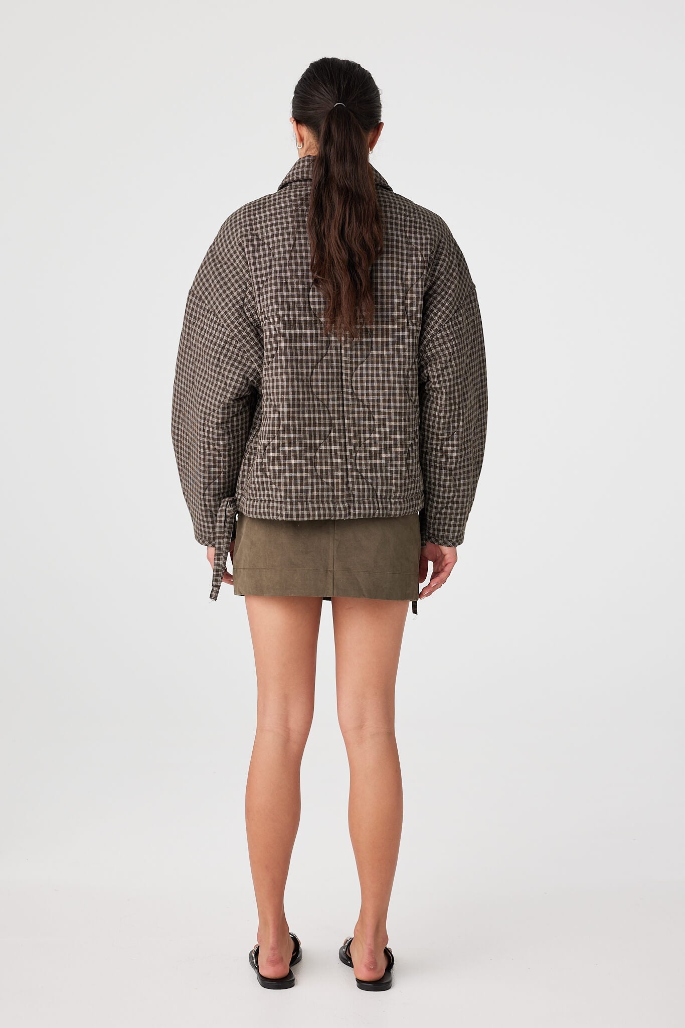 Matteo Jacket | Espresso Check
