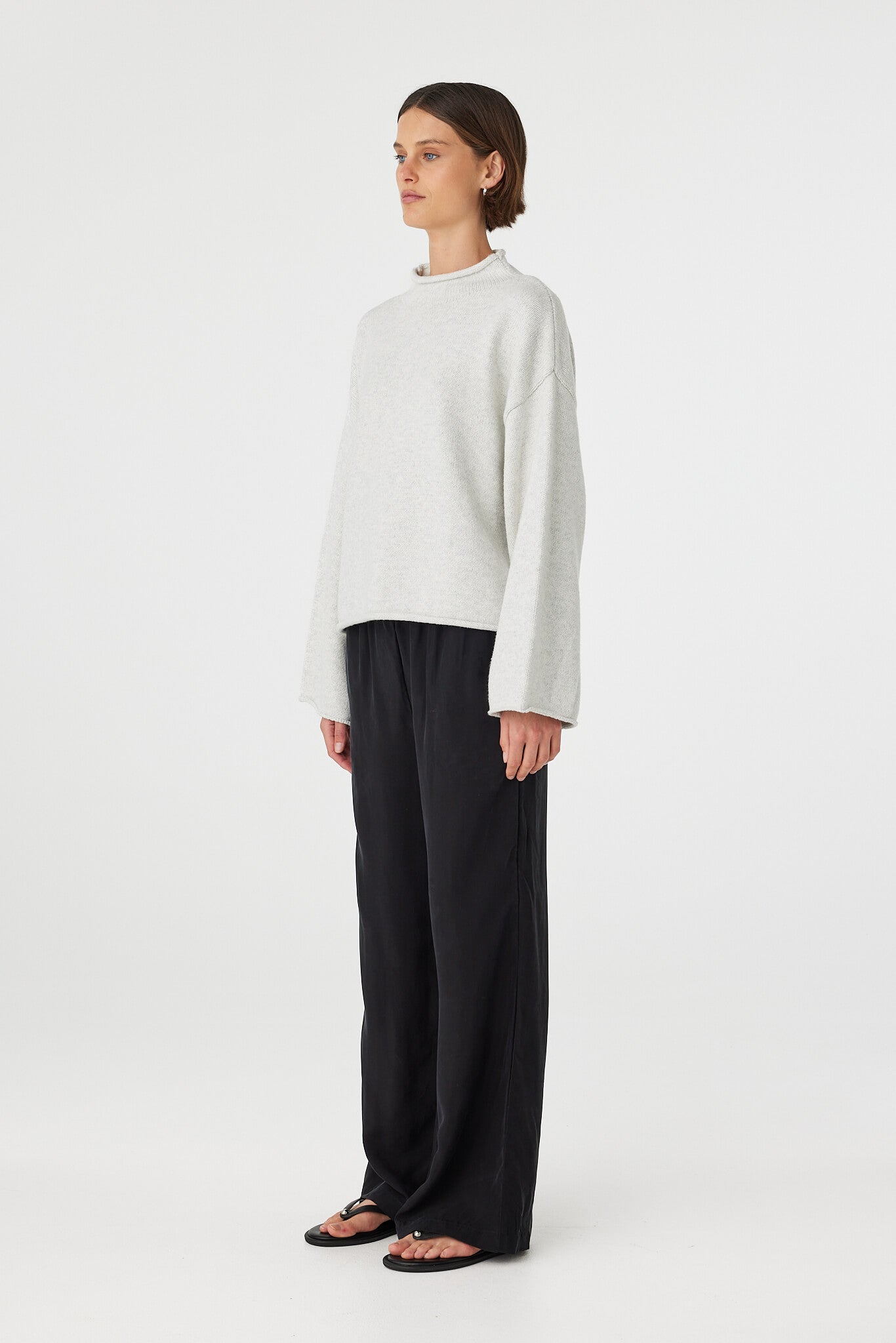 Maeve Sweater | Snow Marle