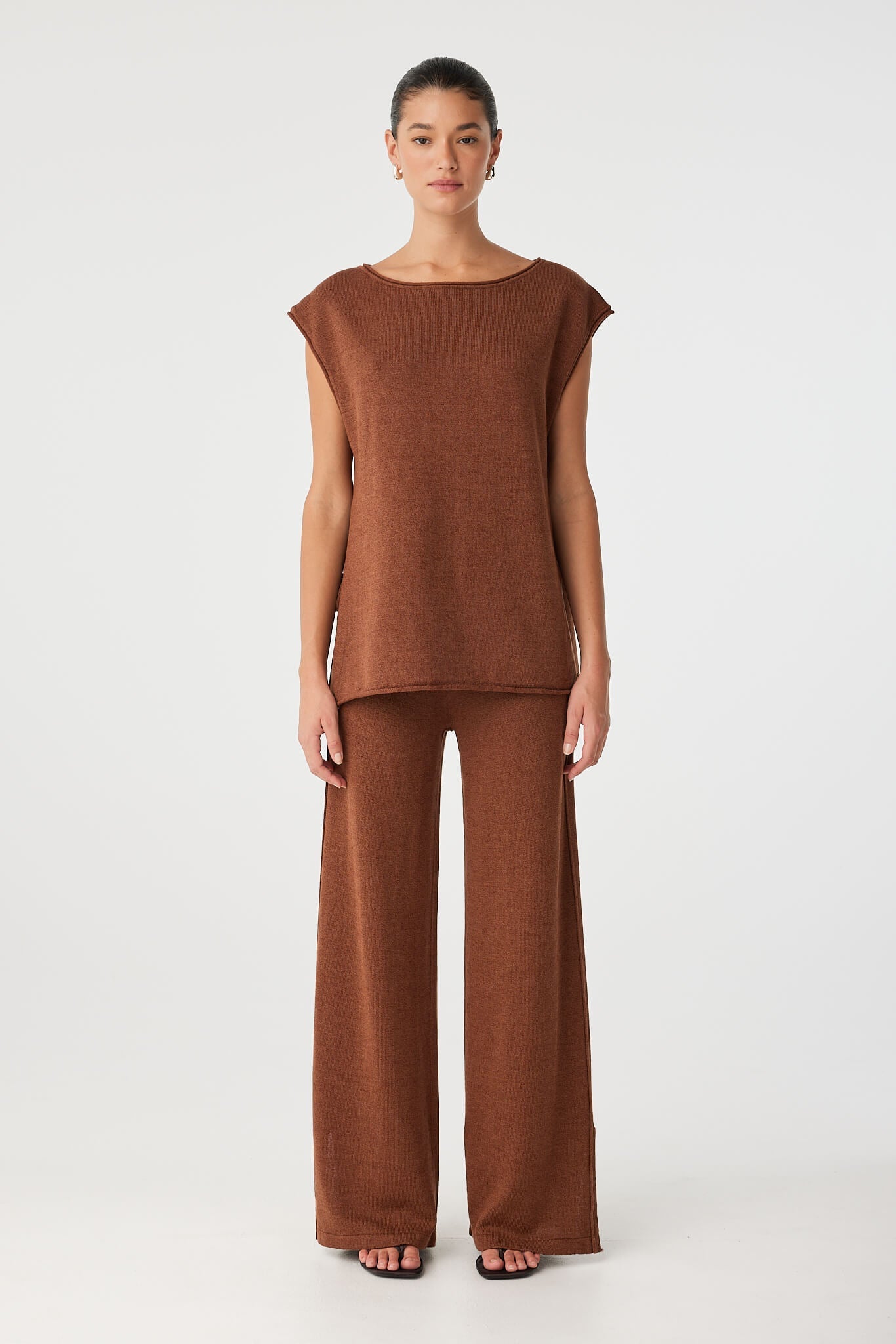 Poppy Tie Side Top | Clay
