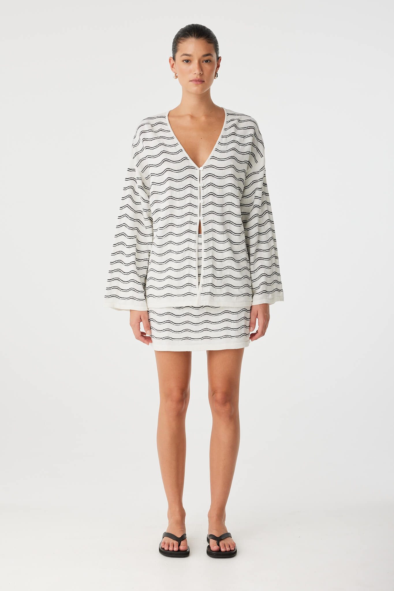 Onda Long Sleeve | Cream Wave