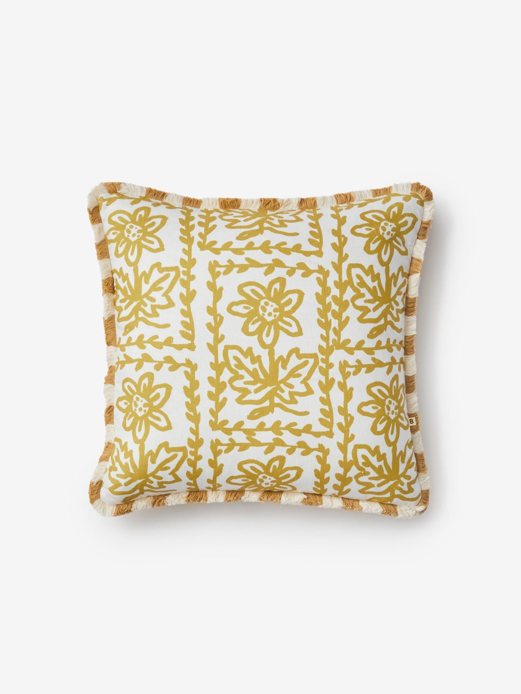 Daisy Yellow Cushion 50cm