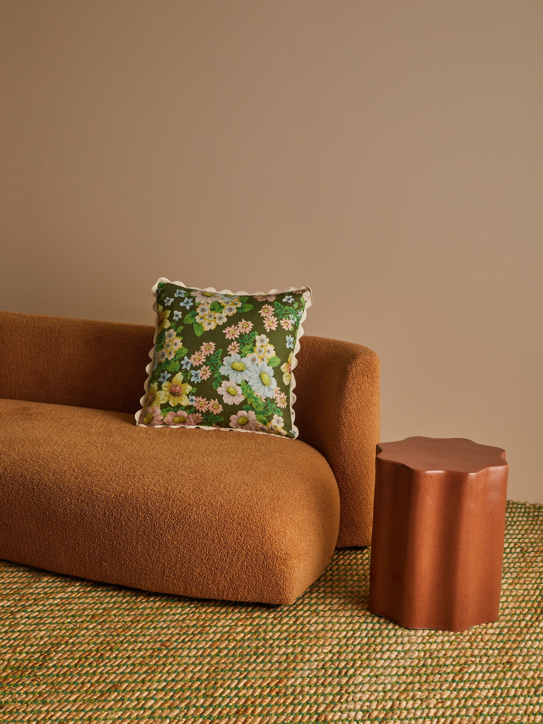 Buttercup Olive Cushion 50cm