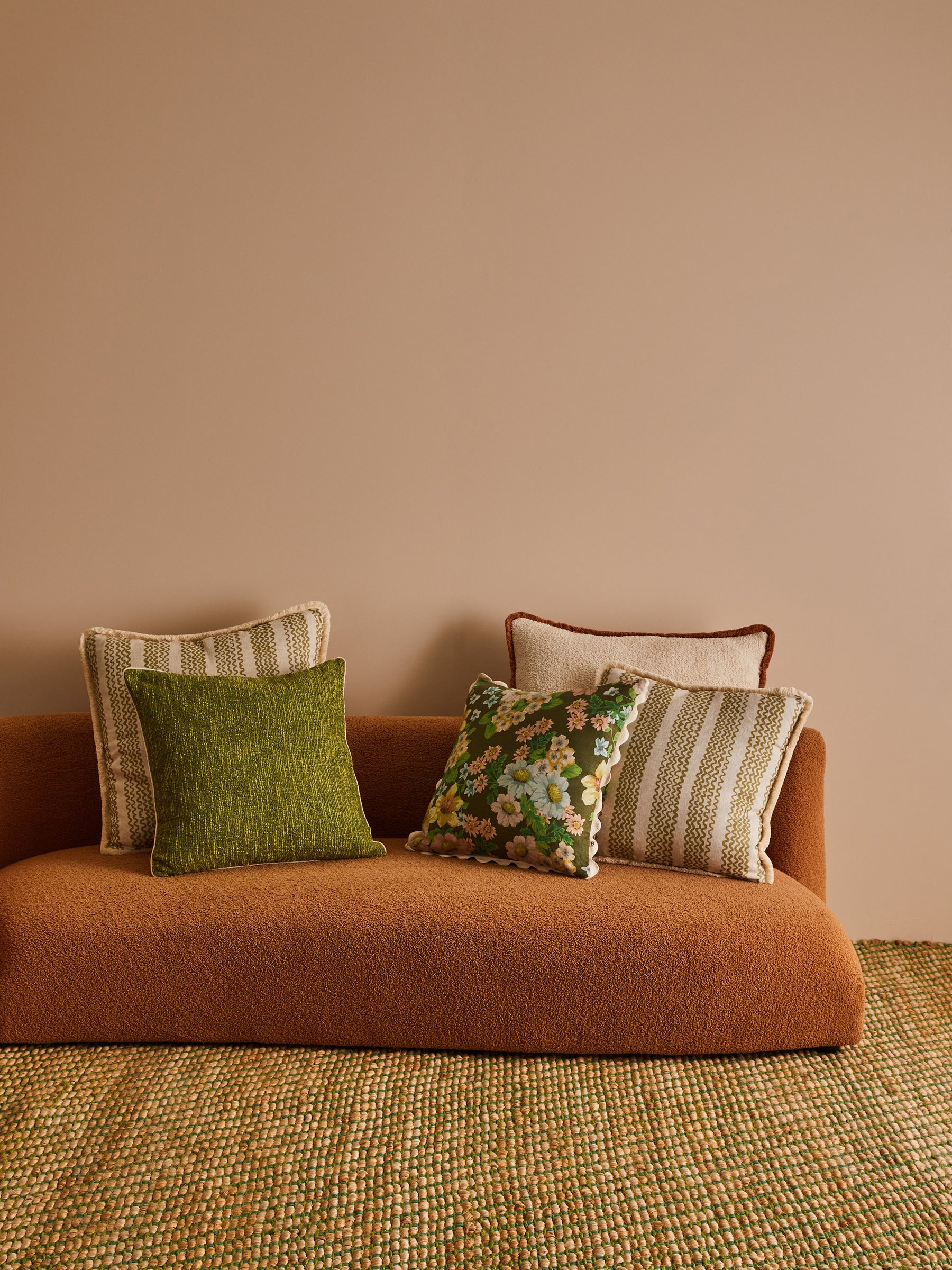 Buttercup Olive Cushion 50cm