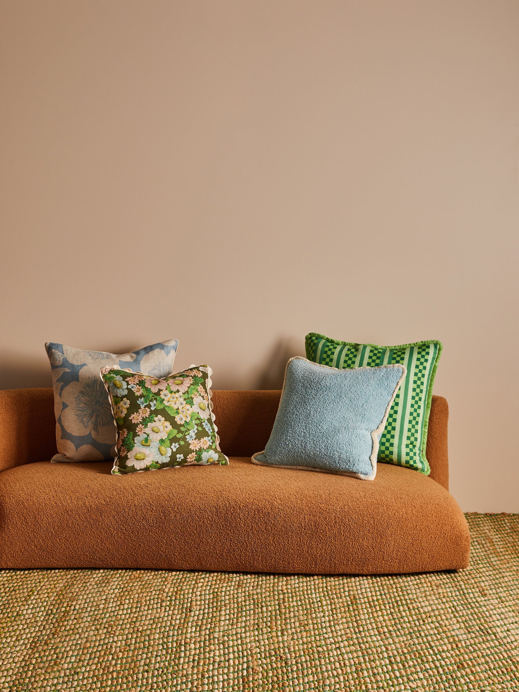 Buttercup Olive Cushion 50cm