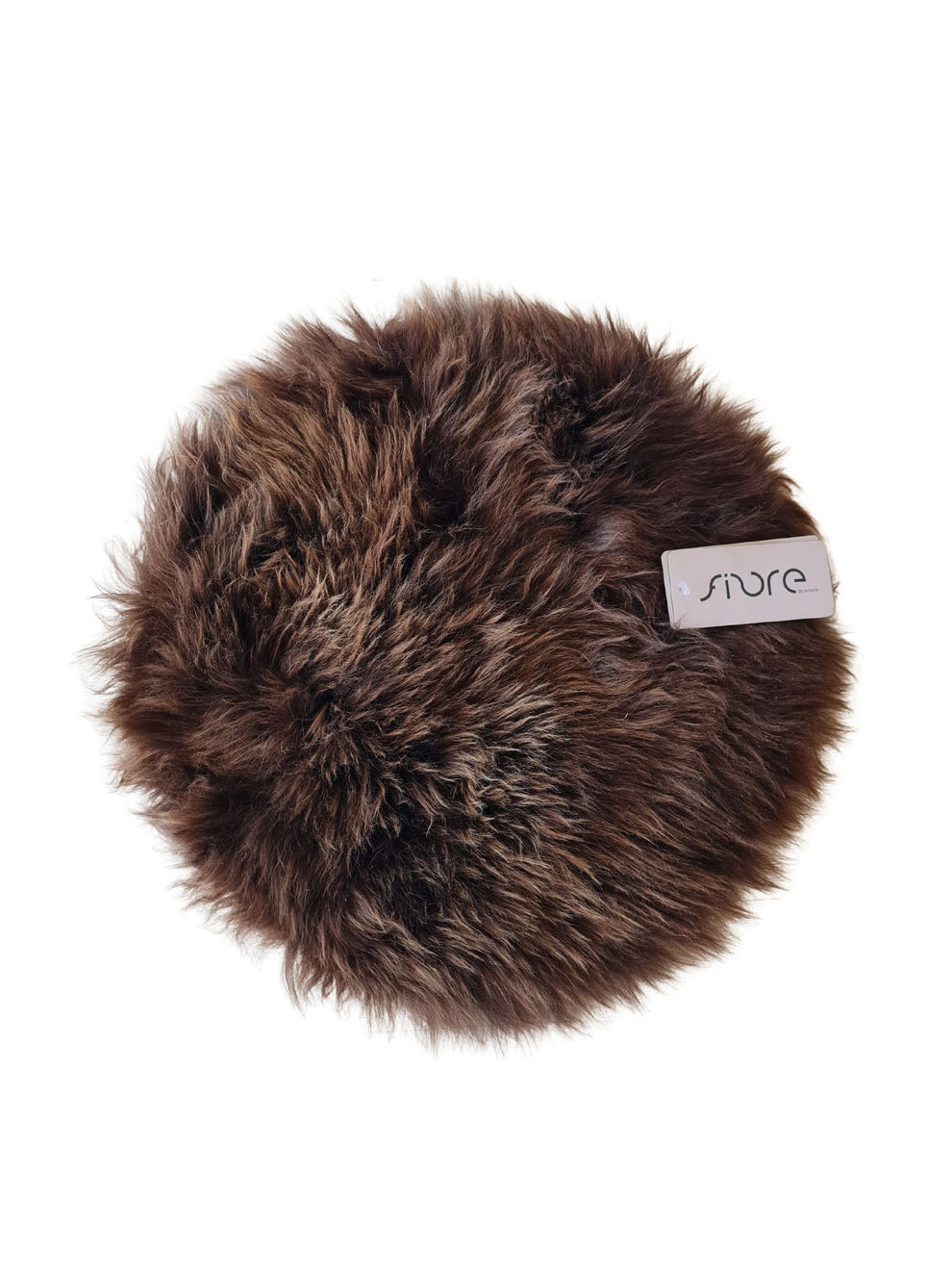 Long Wool Seat Pad | Natural Brown