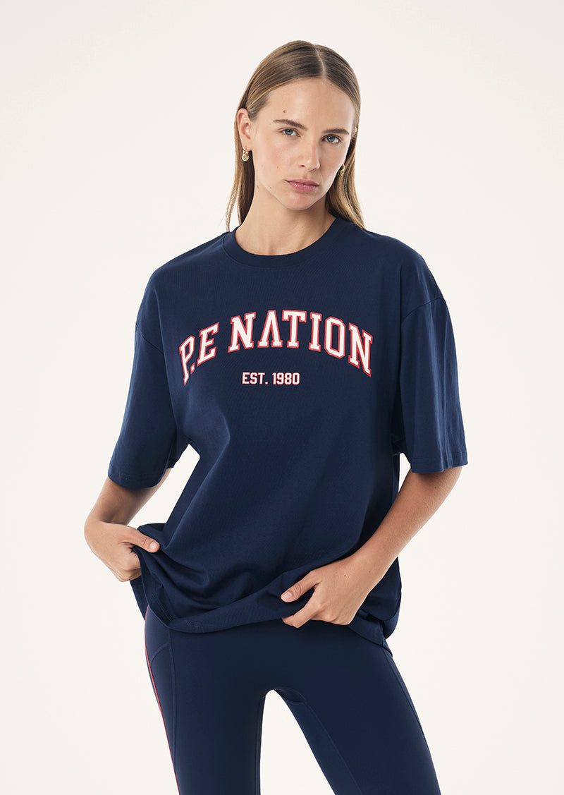 Core Oversized Tee | Dark Navy