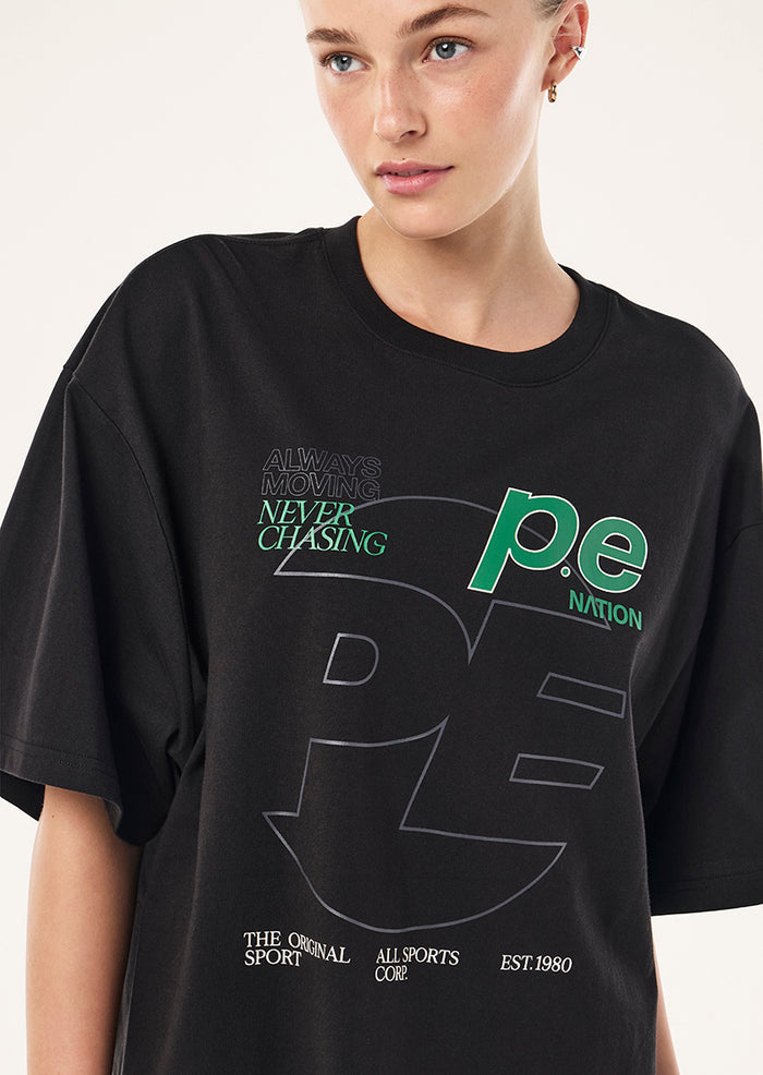 Current Oversized Tee | Black