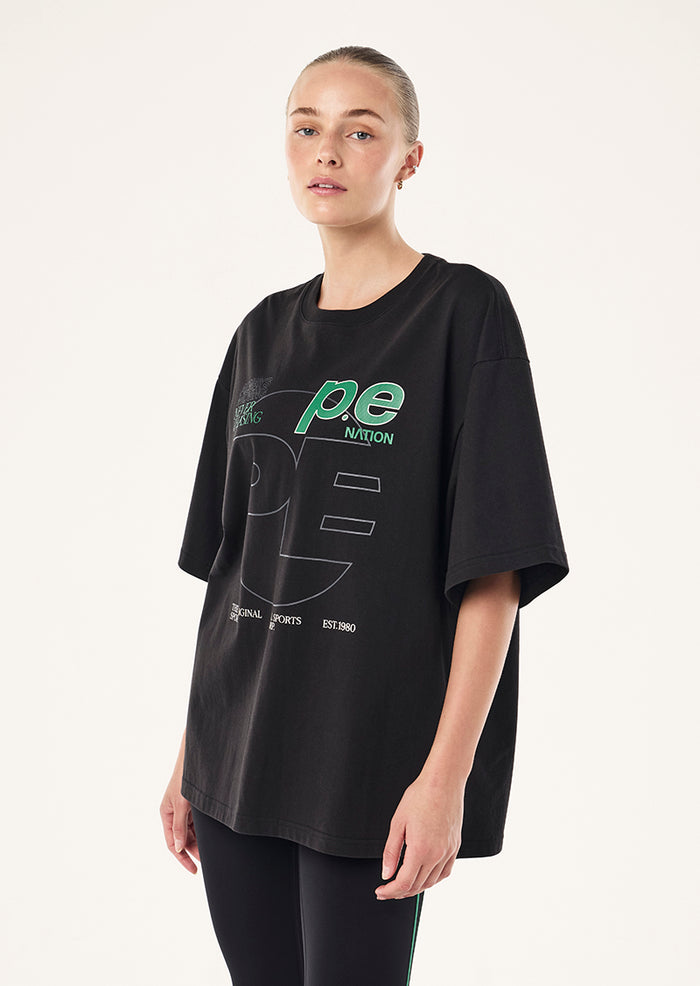 Current Oversized Tee | Black