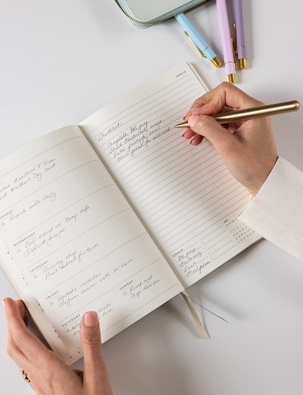 2026 Weekly Planner Notebook | Ivory Garden