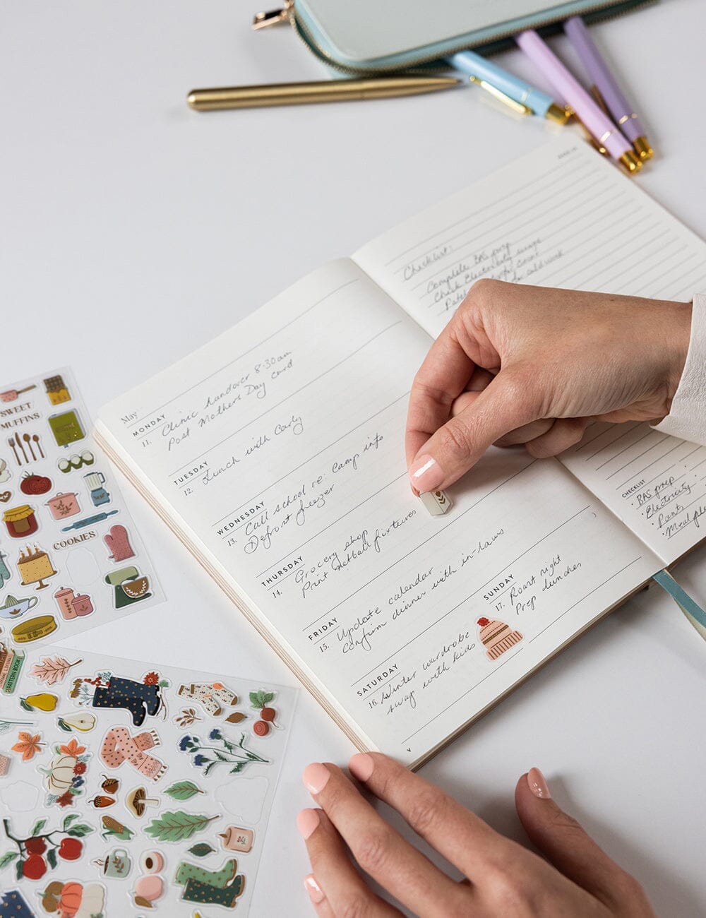 2026 Weekly Planner Notebook | Ivory Garden