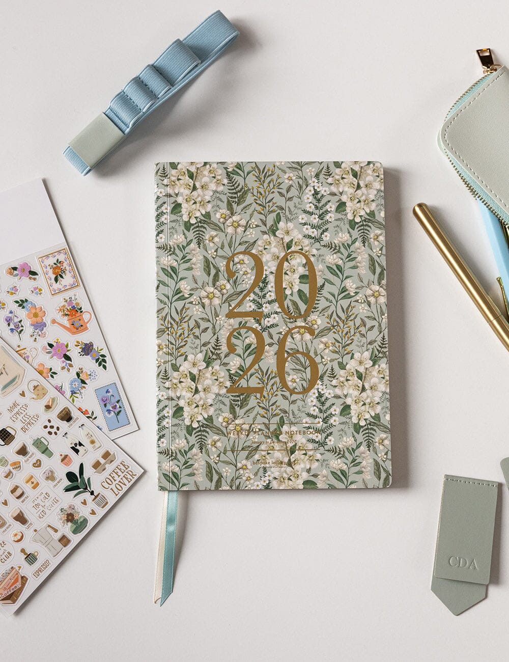 2026 Weekly Planner Notebook | Ivory Garden