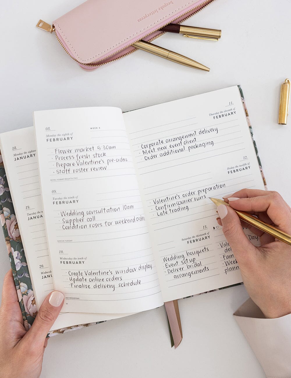 2027 Petite Planner | Ashbourne Garden