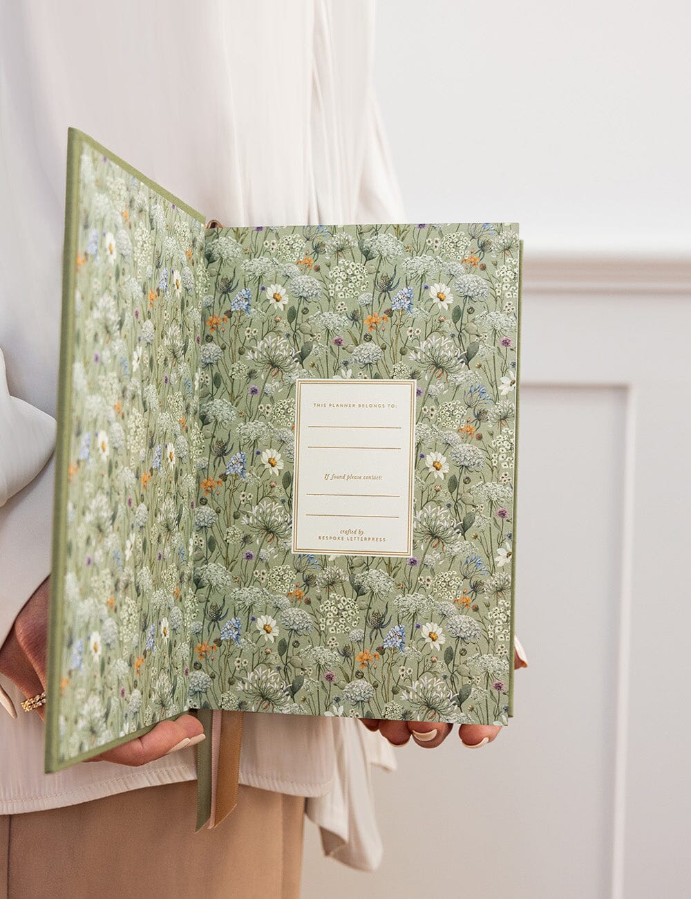 2027 Petite Vertical Planner | Laurel Green