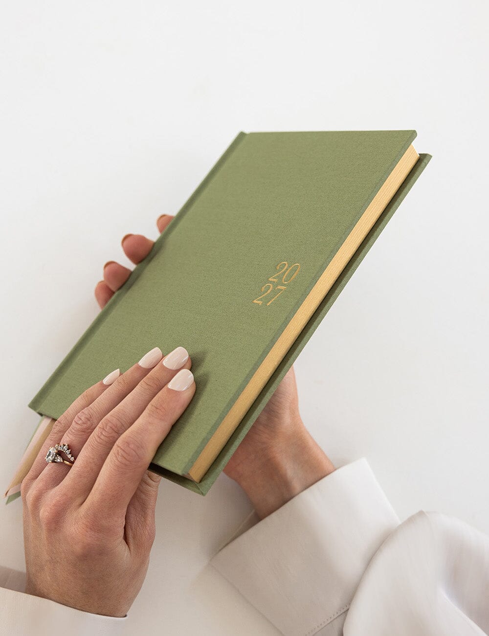 2027 Petite Vertical Planner | Laurel Green