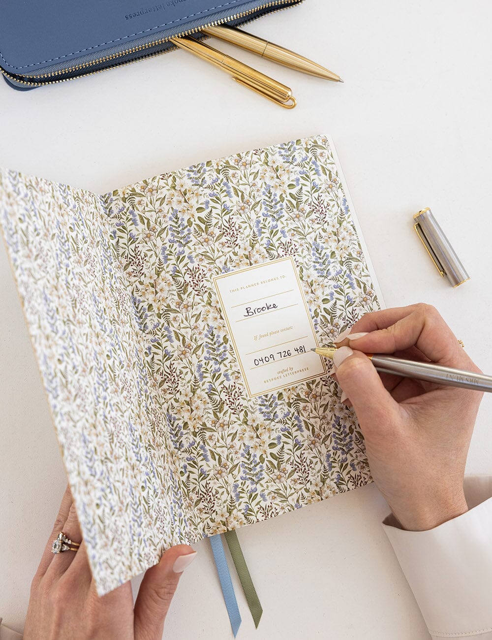 2027 Weekly Productivity Planner | Forget Me Not