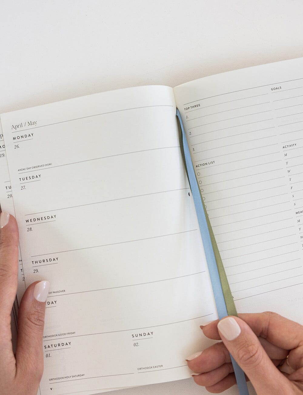 2027 Weekly Productivity Planner | Forget Me Not