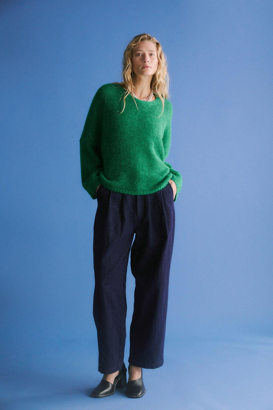 Agna Sweater | Milan Green