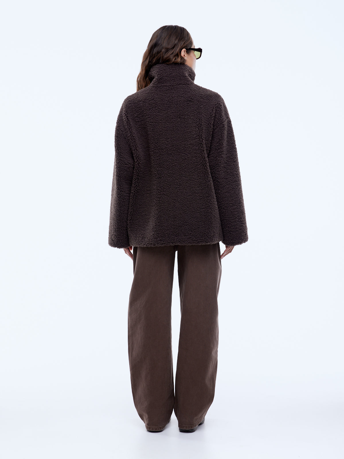 Jayla Teddy Jacket | Espresso