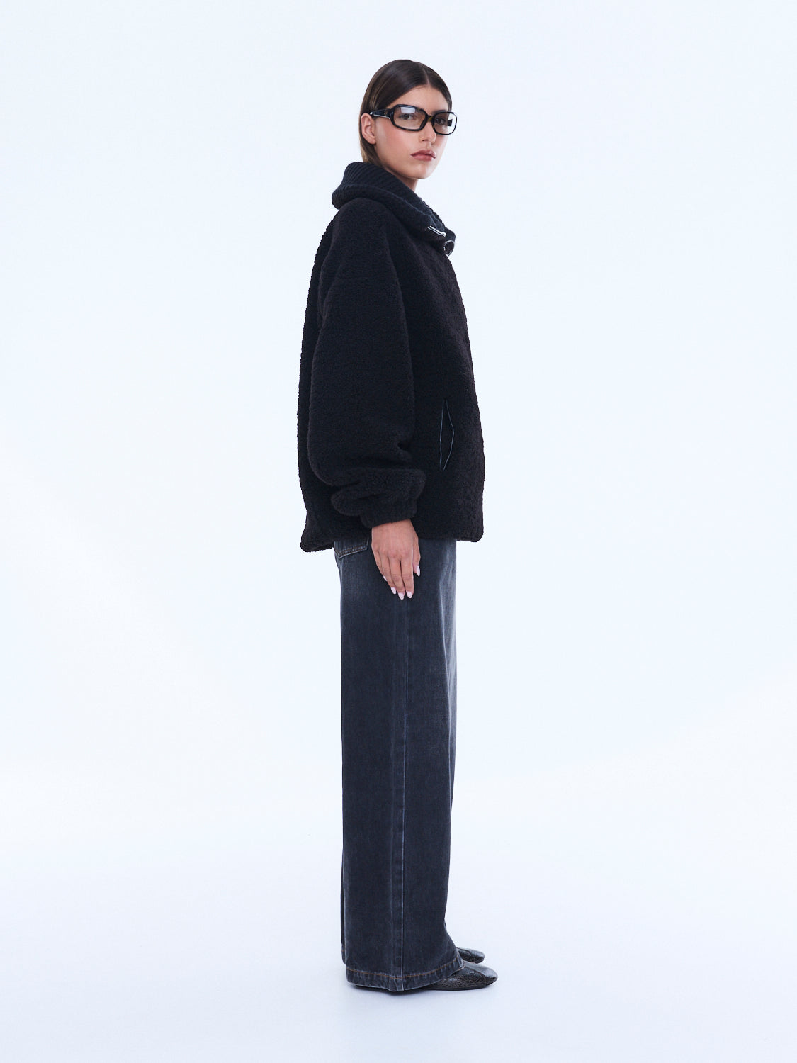 Winnie Qtr Zip | Black