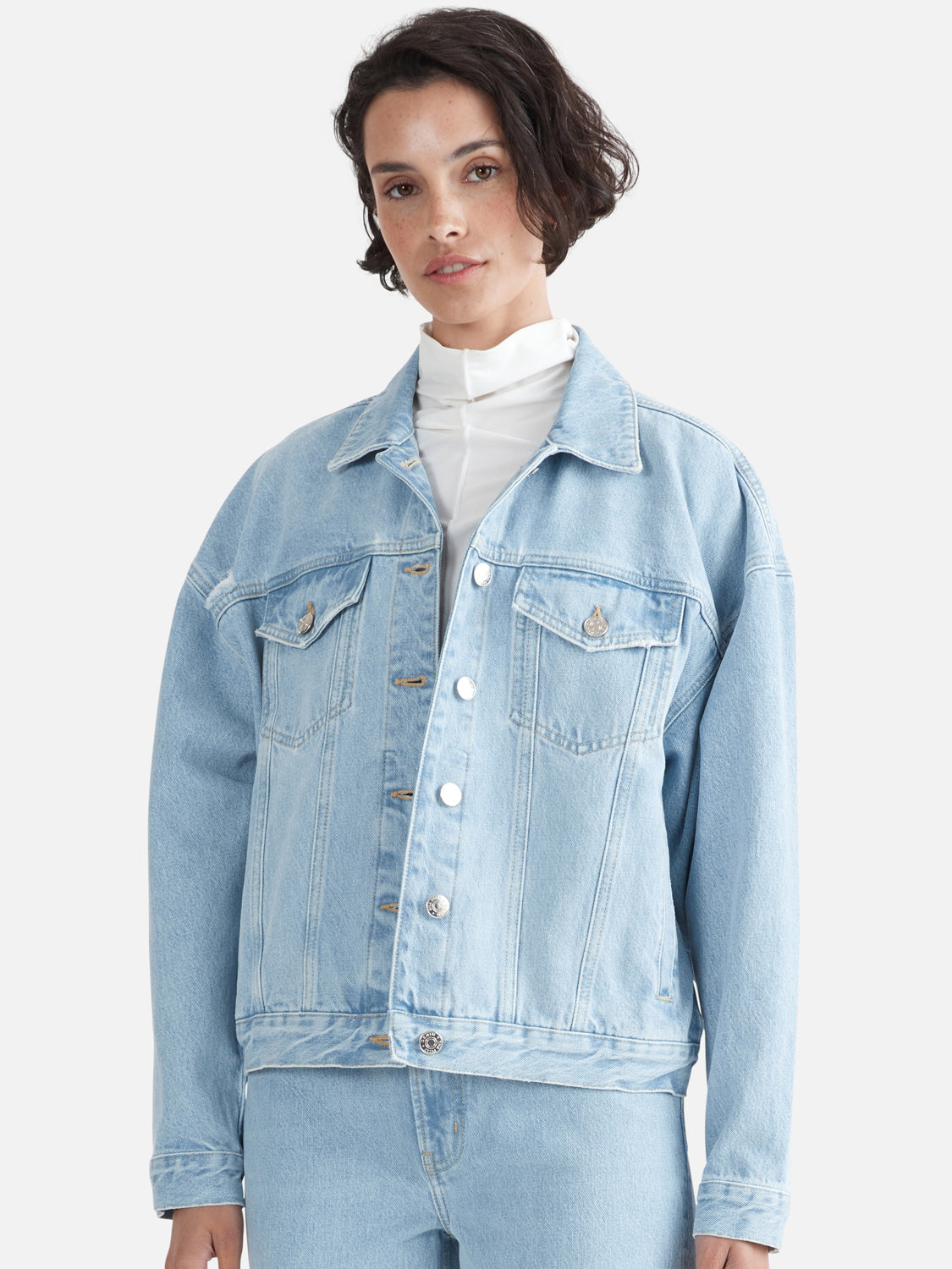 Winnie Distressed Denim Jacket