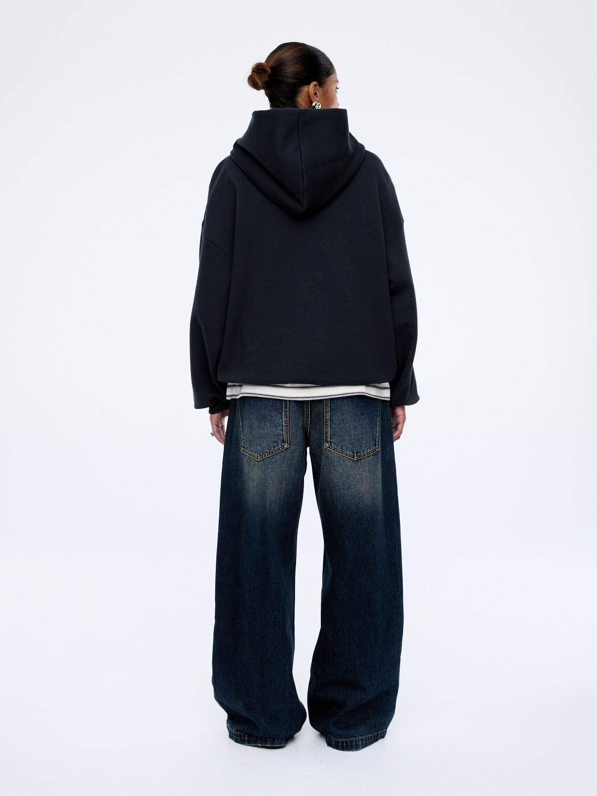 Cassie Oversized Hoodie | Washed Midnight