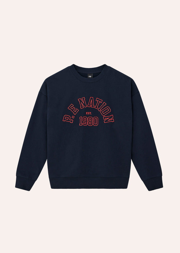 Established Oversized Sweat | Dark Navy