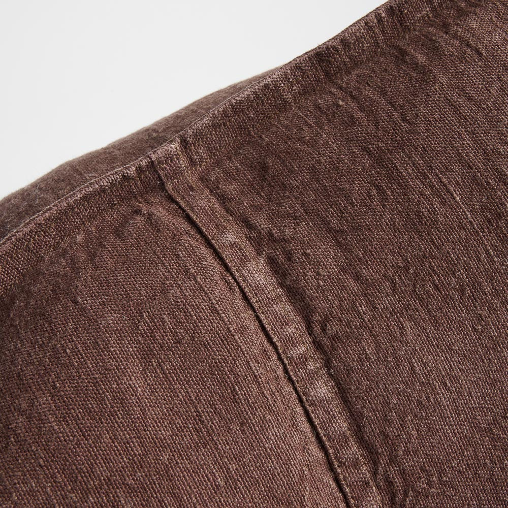 Luca Linen Cushion | Chocolate