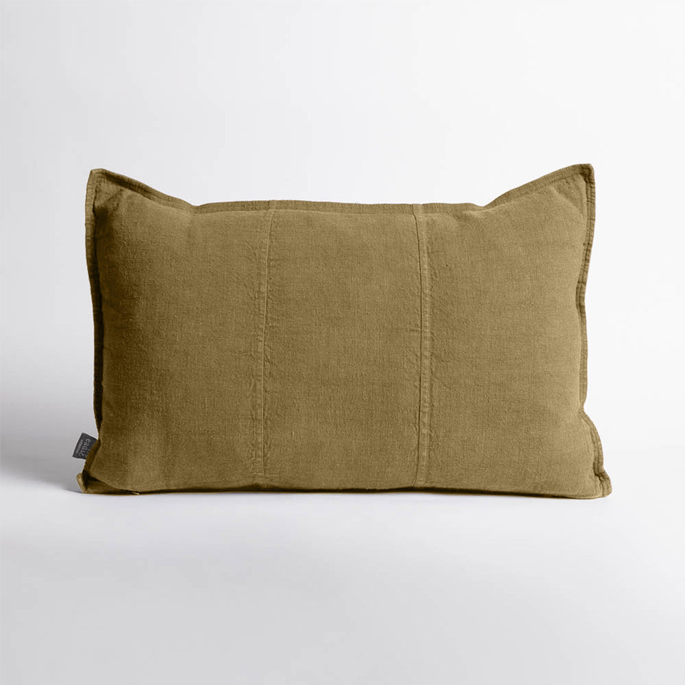 Luca Linen Cushion | Olive
